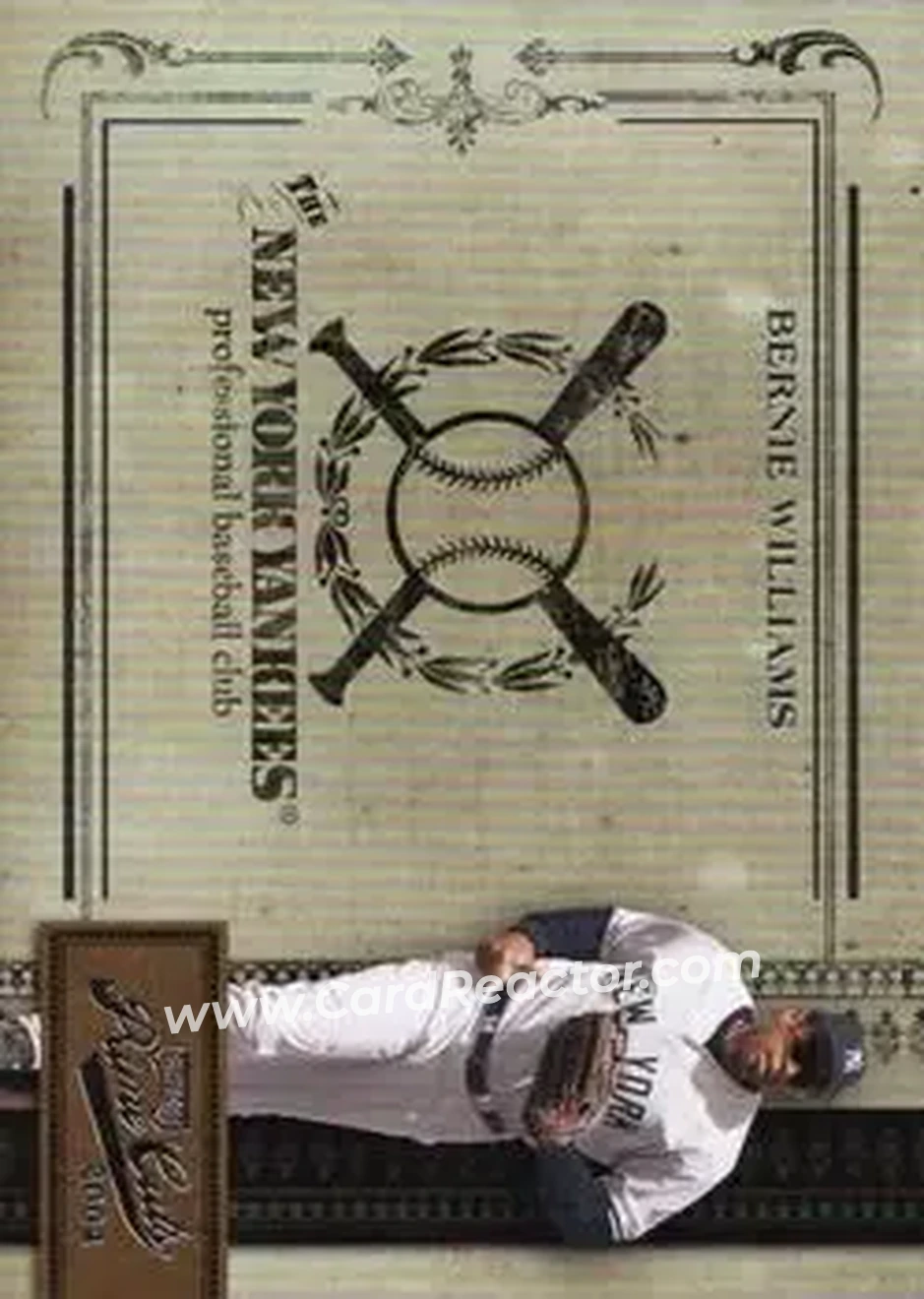 2004 Playoff Prime Cuts II #46 - Bernie Williams - New York Yankees - Front