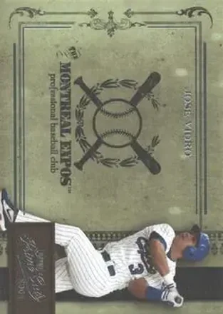 2004 Playoff Prime Cuts II #58 - Jose Vidro - Montreal Expos
