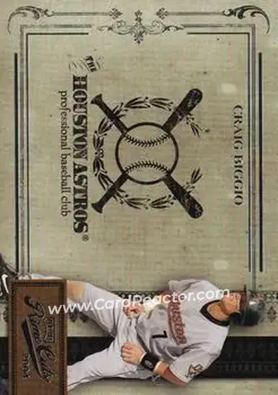 2004 Playoff Prime Cuts II #61 - Craig Biggio - Houston Astros - Front