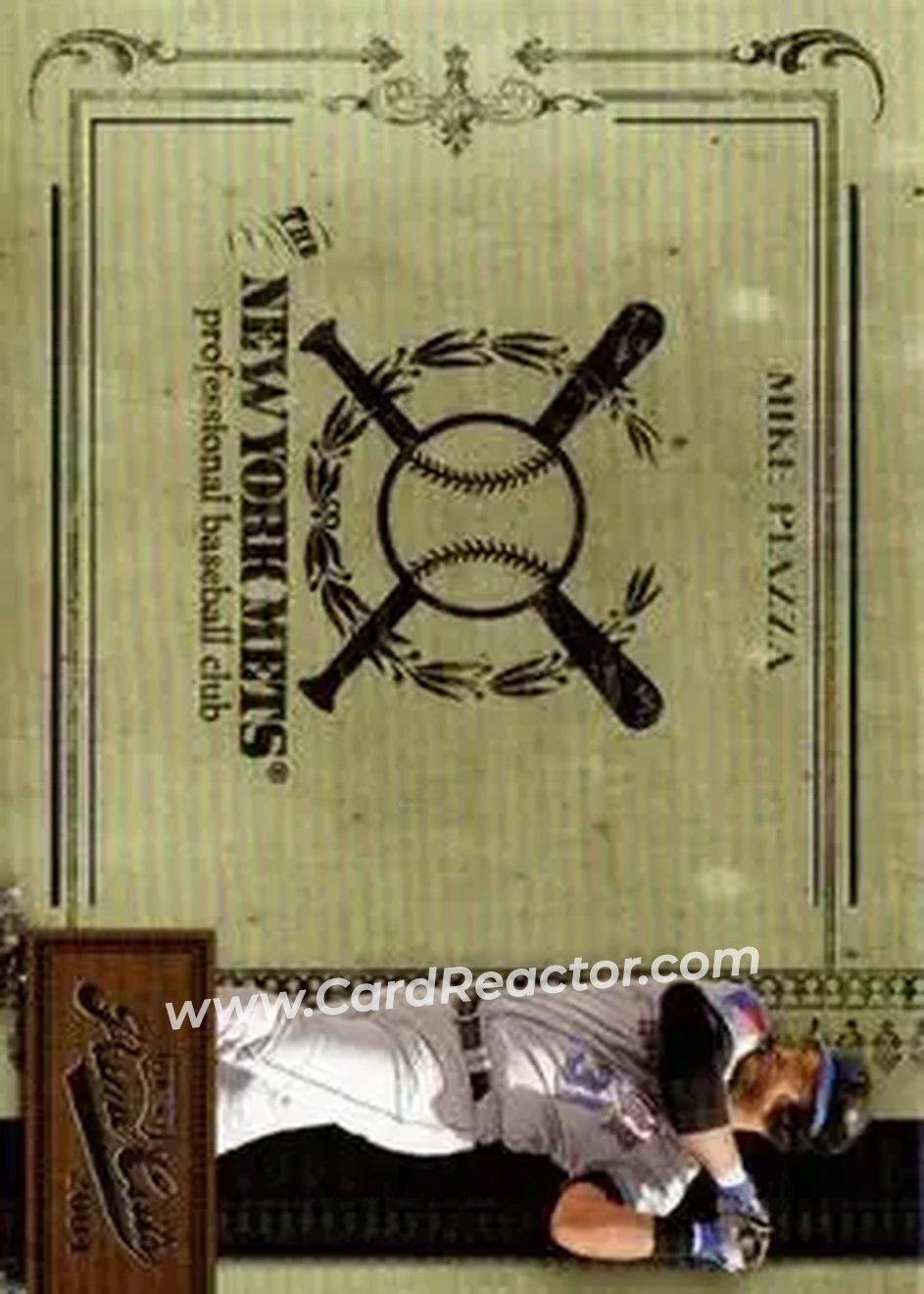 2004 Playoff Prime Cuts II #62 - Mike Piazza - New York Mets - Front