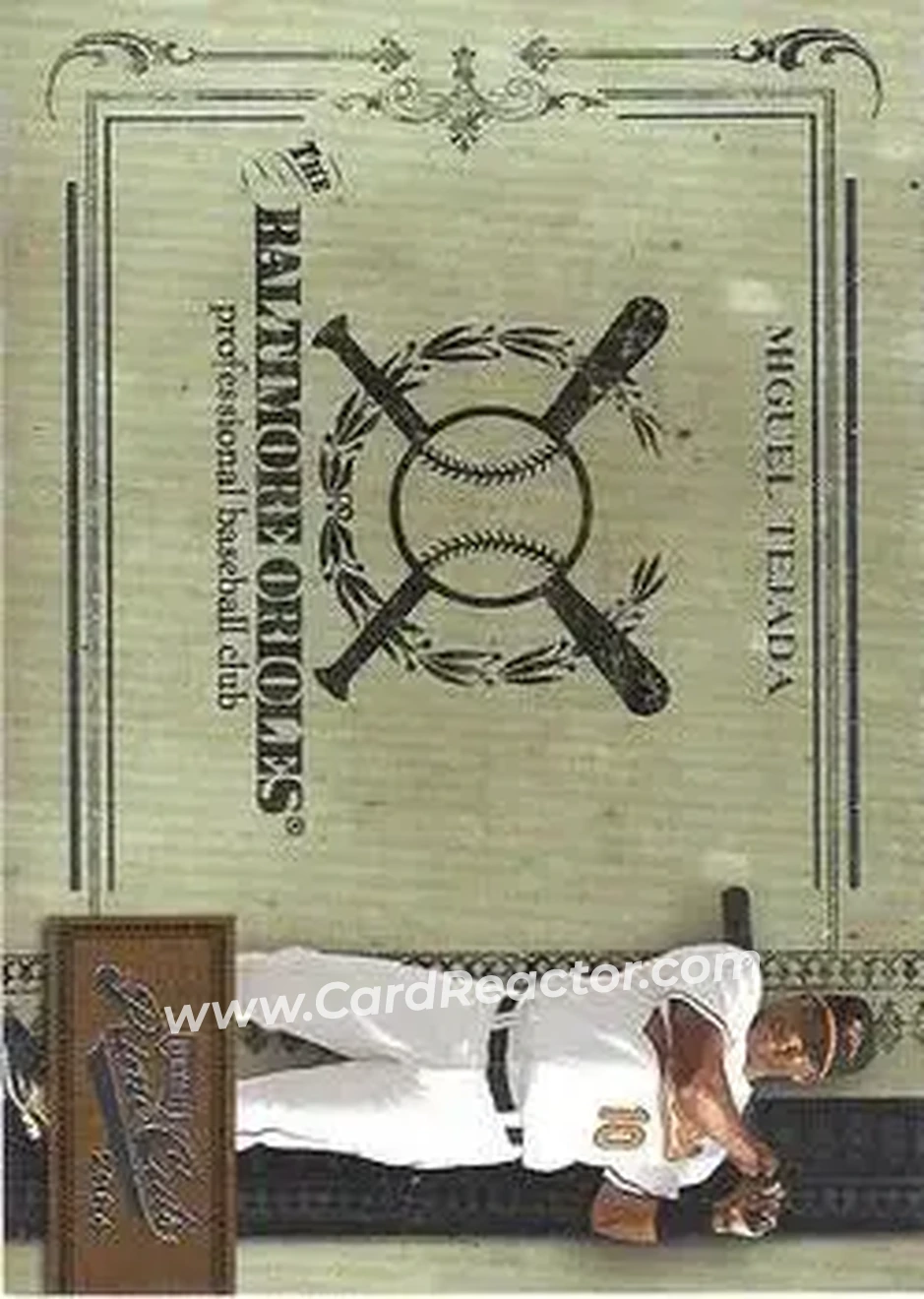 2004 Playoff Prime Cuts II #65 - Miguel Tejada - Baltimore Orioles - Front