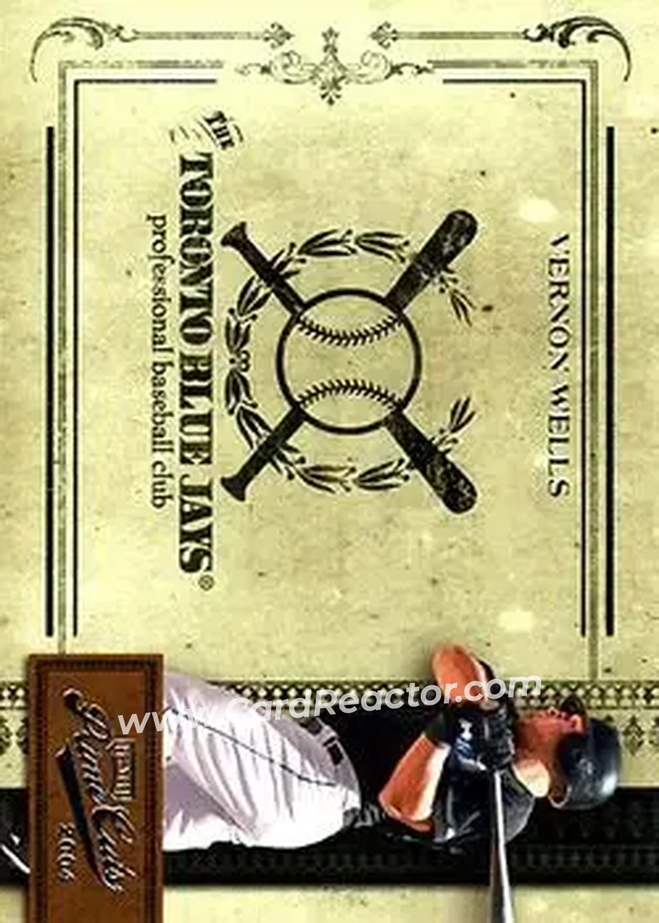 2004 Playoff Prime Cuts II #66 - Vernon Wells - Toronto Blue Jays - Front