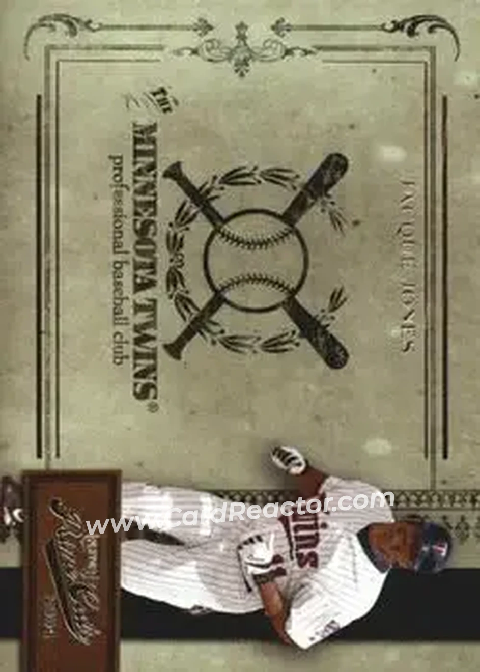 2004 Playoff Prime Cuts II #68 - Jacque Jones - Minnesota Twins - Front 2004 Playoff Prime Cuts II #68 - Jacque Jones - Minnesota Twins - Front