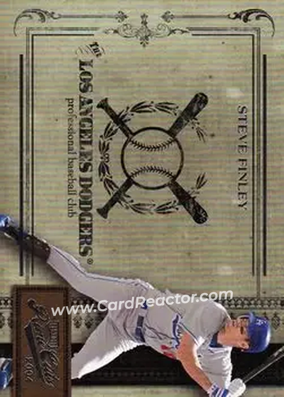2004 Playoff Prime Cuts II #71 - Steve Finley - Los Angeles Dodgers - Front