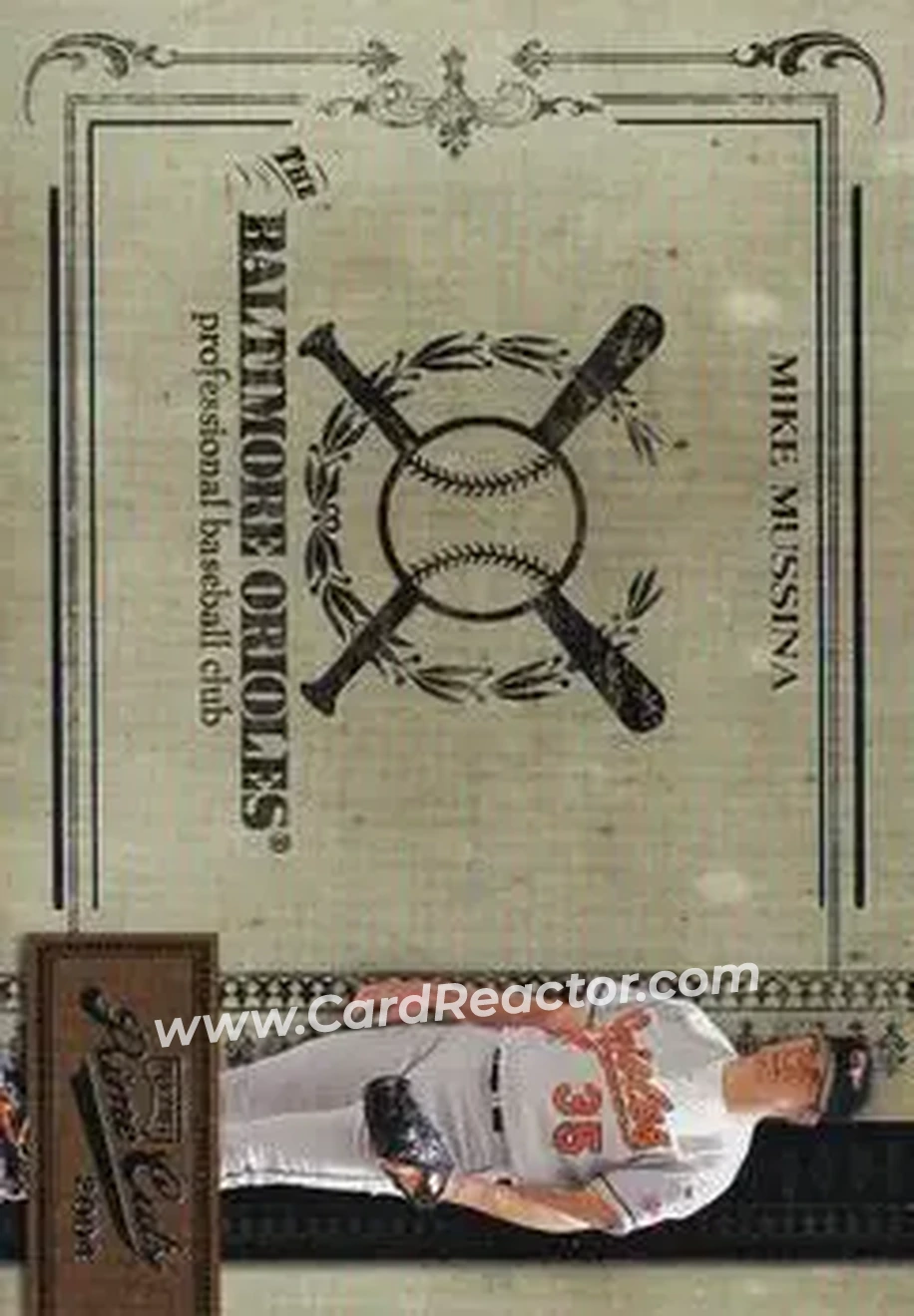 2004 Playoff Prime Cuts II #87 - Mike Mussina - Baltimore Orioles - Front