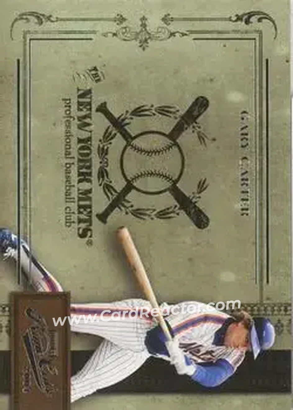2004 Playoff Prime Cuts II #95 - Gary Carter - New York Mets - Front