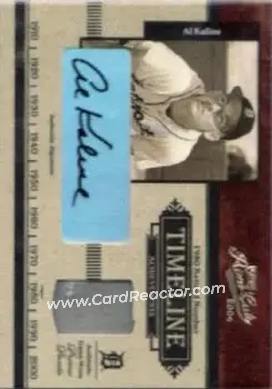 2004 Playoff Prime Cuts - Timeline Dual Achievements Material Signature #12 - Al Kaline - Duke Snider - Front