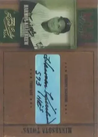 2004 Playoff Prime Cuts - MLB Icons Signature #MLB-26 - Harmon Killebrew - Minnesota Twins
