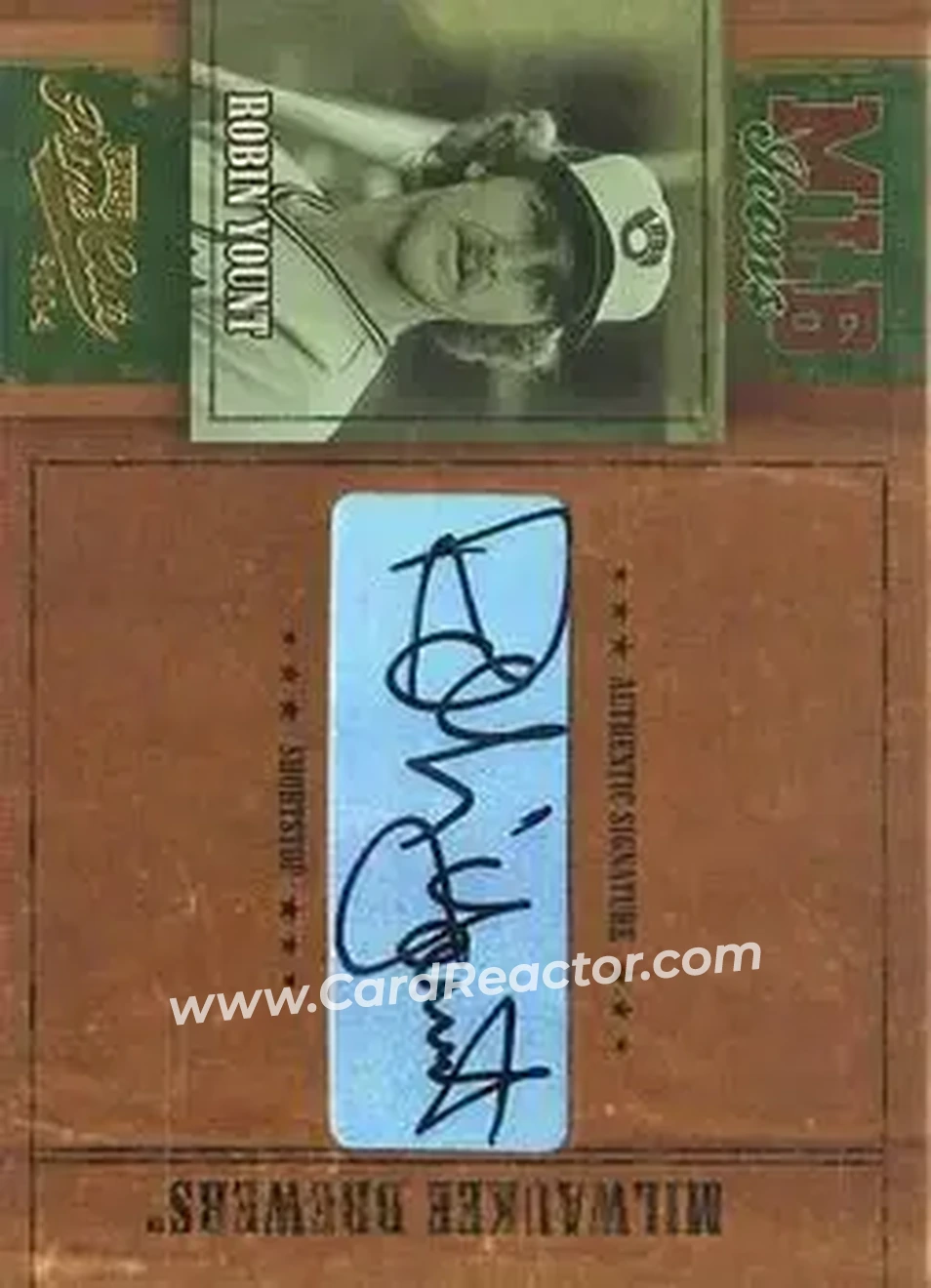 2004 Playoff Prime Cuts - MLB Icons Signature #MLB-30 - Robin Yount - Milwaukee Brewers - Front