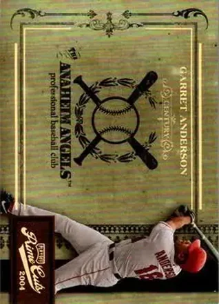 2004 Playoff Prime Cuts II - Century Gold #16 - Garret Anderson - Anaheim Angels