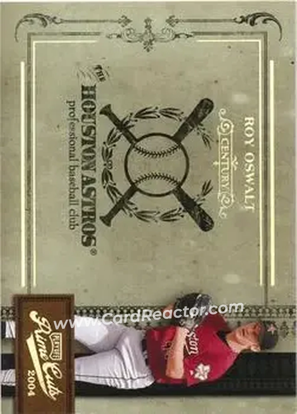 2004 Playoff Prime Cuts II - Century Gold #33 - Roy Oswalt - Houston Astros - Front
