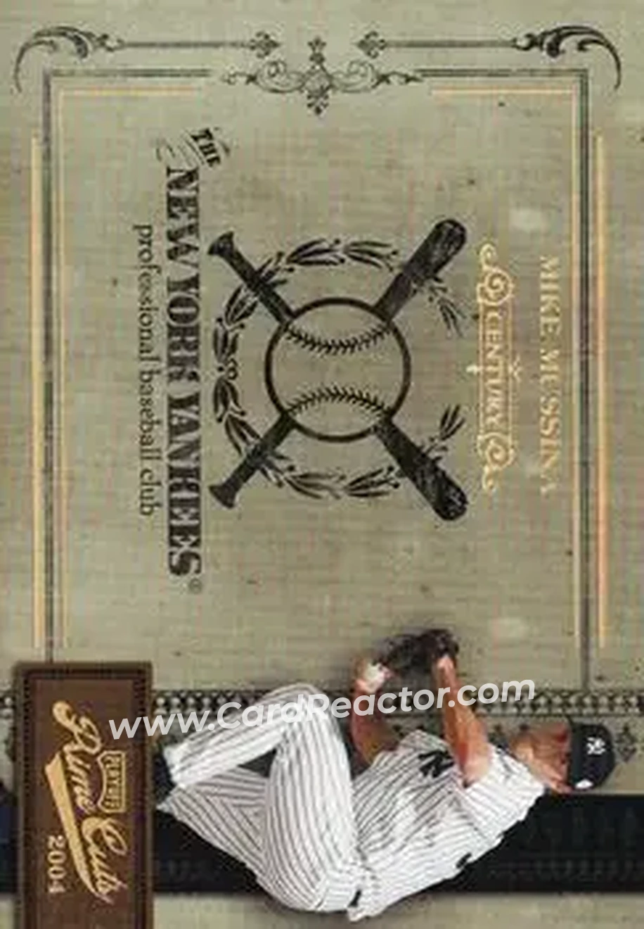 2004 Playoff Prime Cuts II - Century Gold #35 - Mike Mussina - New York Yankees - Front