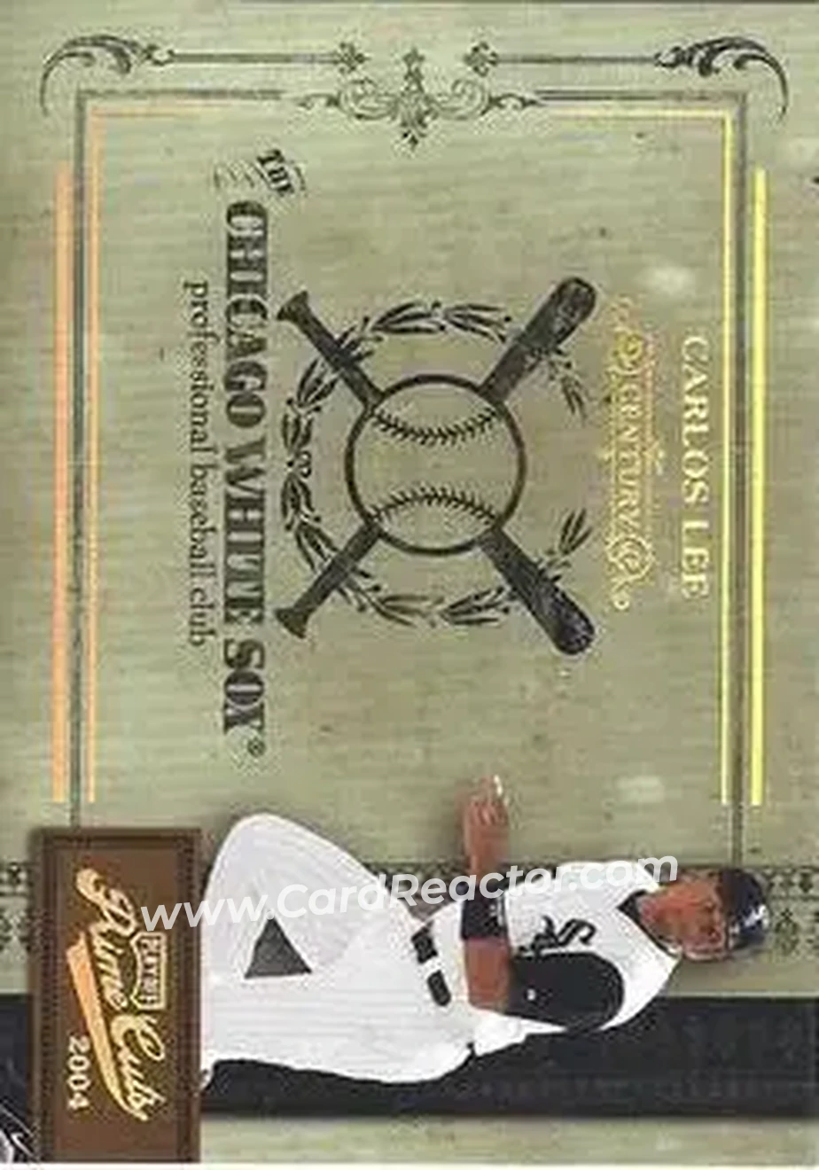 2004 Playoff Prime Cuts II - Century Gold #53 - Carlos Lee - Chicago White Sox - Front