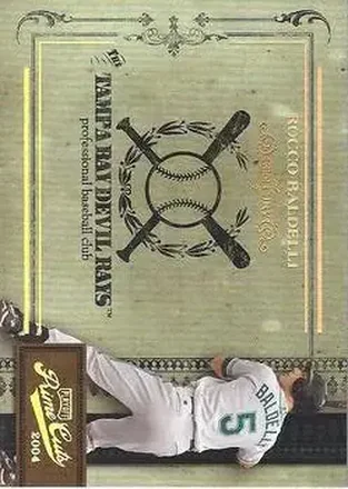 2004 Playoff Prime Cuts II - Century Gold #60 - Rocco Baldelli - Tampa Bay Devil Rays