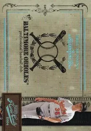 2004 Playoff Prime Cuts II - Century Platinum #87 - Mike Mussina - Baltimore Orioles