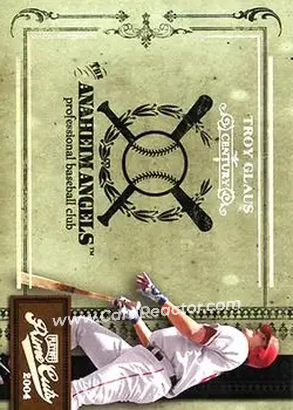 2004 Playoff Prime Cuts II - Century Silver #29 - Troy Glaus - Anaheim Angels - Front 2004 Playoff Prime Cuts II - Century Silver #29 - Troy Glaus - Anaheim Angels - Front