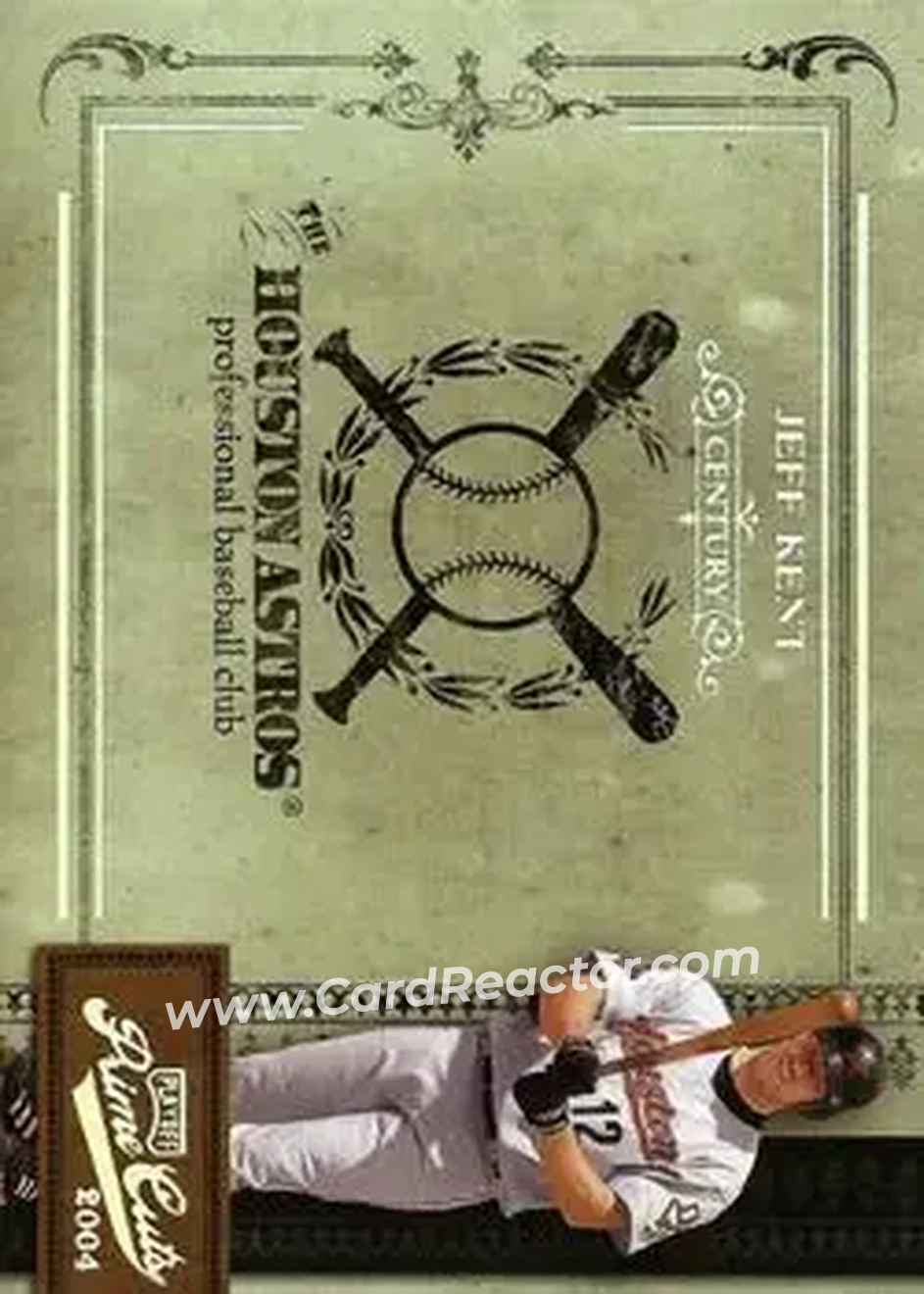 2004 Playoff Prime Cuts II - Century Silver #70 - Jeff Kent - Houston Astros - Front 2004 Playoff Prime Cuts II - Century Silver #70 - Jeff Kent - Houston Astros - Front