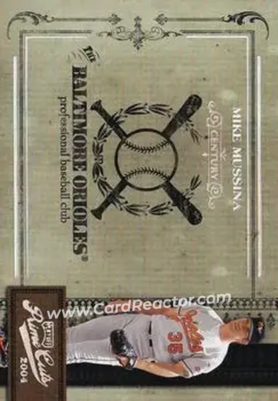 2004 Playoff Prime Cuts II - Century Silver #87 - Mike Mussina - Baltimore Orioles - Front