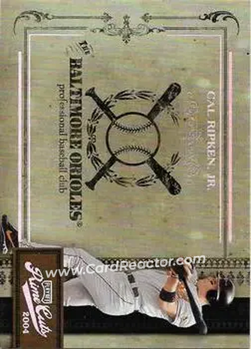 2004 Playoff Prime Cuts II - Century Silver #92 - Cal Ripken - Baltimore Orioles - Front