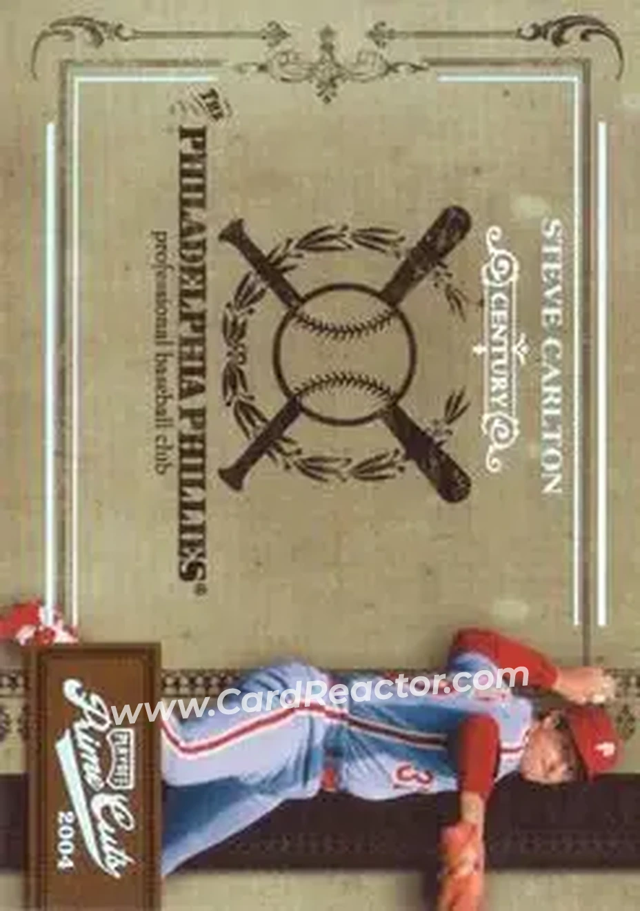 2004 Playoff Prime Cuts II - Century Silver #99 - Steve Carlton - Philadelphia Phillies - Front