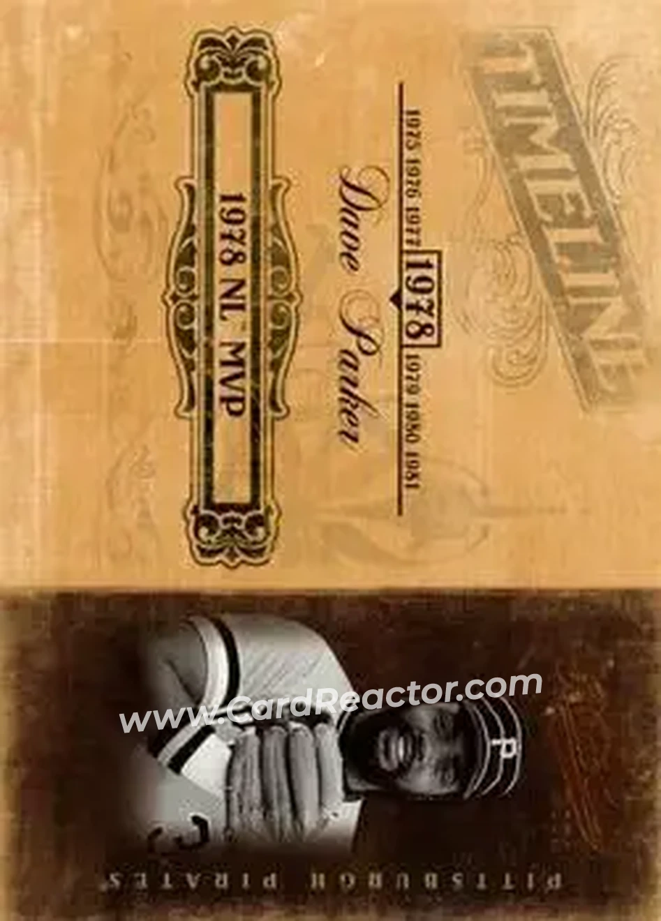 2004 Playoff Prime Cuts II - Timeline #TL-18 - Dave Parker - Pittsburgh Pirates - Front