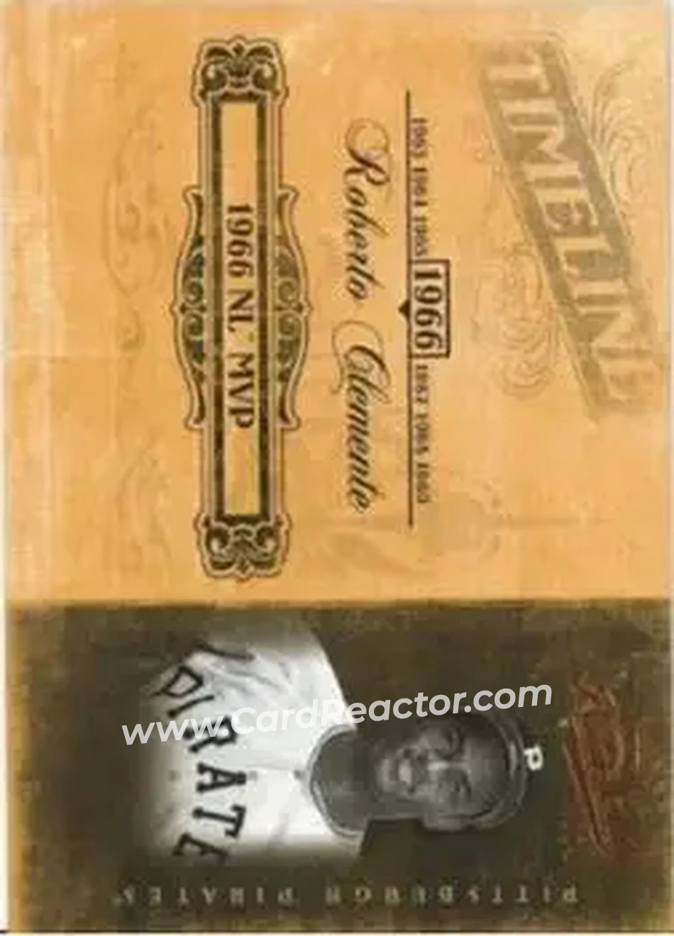2004 Playoff Prime Cuts II - Timeline #TL-79 - Bob Clemente - Pittsburgh Pirates - Front