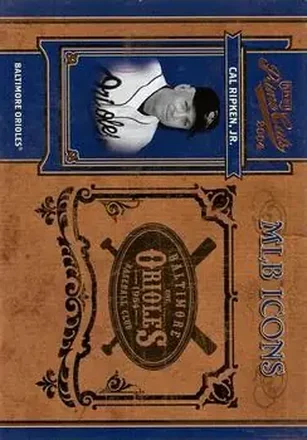 2004 Playoff Prime Cuts II - MLB Icons #MLB-4 - Cal Ripken - Baltimore Orioles