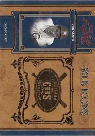 2004 Playoff Prime Cuts II - MLB Icons #MLB-28 - Ron Santo - Chicago Cubs