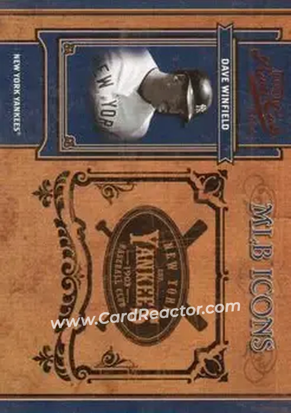 2004 Playoff Prime Cuts II - MLB Icons #MLB-62 - Dave Winfield - New York Yankees - Front