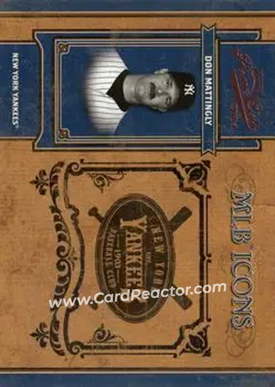 2004 Playoff Prime Cuts II - MLB Icons #MLB-63 - Don Mattingly - New York Yankees - Front