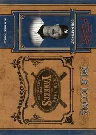 2004 Playoff Prime Cuts II - MLB Icons #MLB-63 - Don Mattingly - New York Yankees