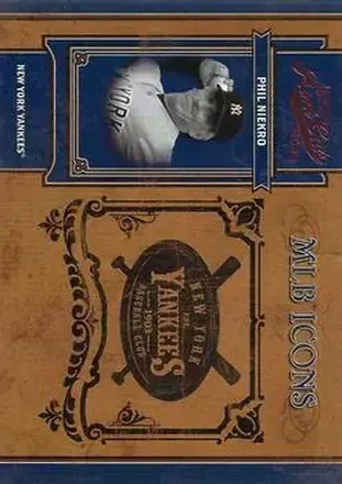 2004 Playoff Prime Cuts II - MLB Icons #MLB-67 - Phil Niekro - New York Yankees