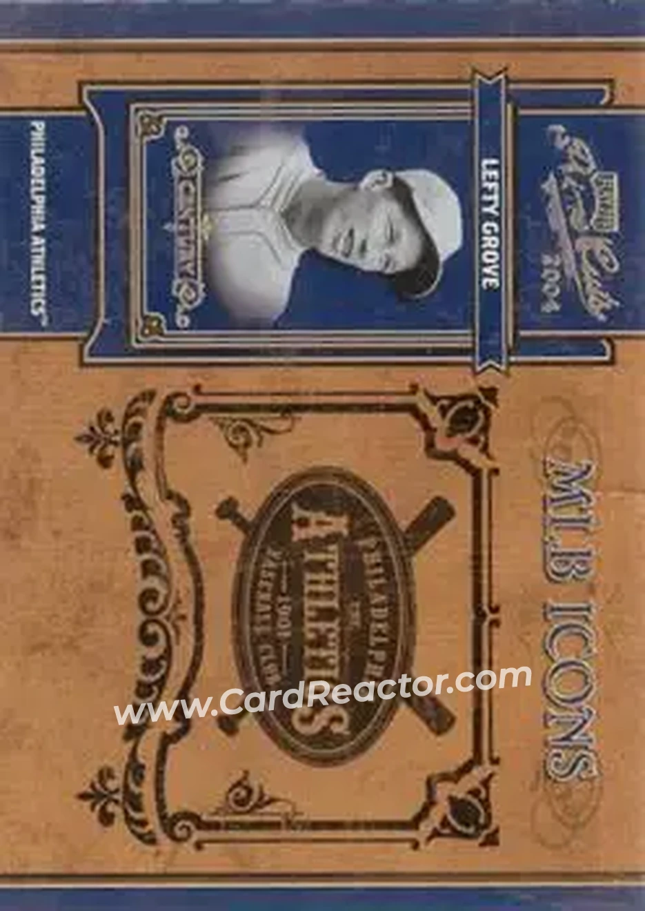 2004 Playoff Prime Cuts II - MLB Icons #MLB-77 - Lefty Grove - Philadelphia Athletics - Front