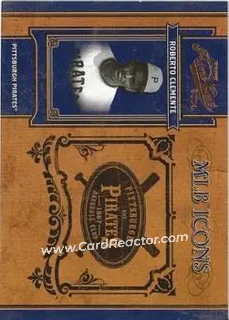 2004 Playoff Prime Cuts II - MLB Icons #MLB-83 - Bob Clemente - Pittsburgh Pirates - Front