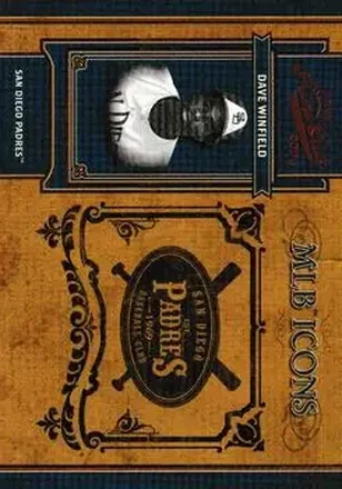 2004 Playoff Prime Cuts II - MLB Icons #MLB-84 - Dave Winfield - San Diego Padres