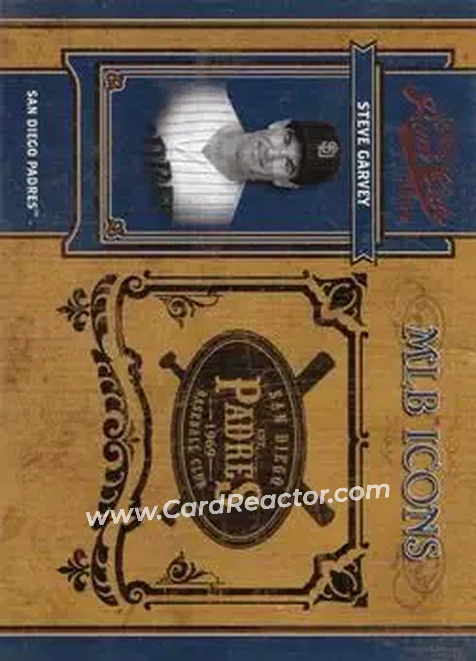 2004 Playoff Prime Cuts II - MLB Icons #MLB-86 - Steve Garvey - San Diego Padres - Front