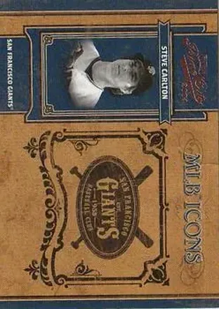 2004 Playoff Prime Cuts II - MLB Icons #MLB-92 - Steve Carlton - San Francisco Giants
