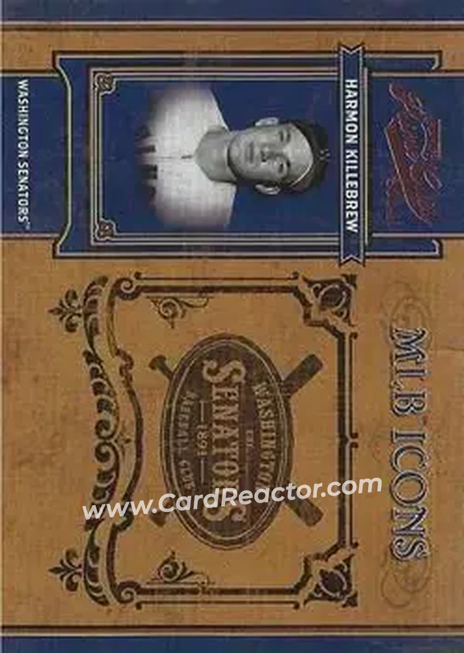 2004 Playoff Prime Cuts II - MLB Icons #MLB-100 - Harmon Killebrew - Washington Senators - Front