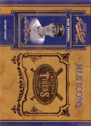 2004 Playoff Prime Cuts II - MLB Icons Century Gold #MLB-38 - Alan Trammell - Detroit Tigers