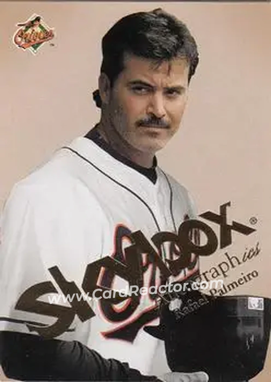 2004 SkyBox Autographics #4 - Rafael Palmeiro - Baltimore Orioles - Front