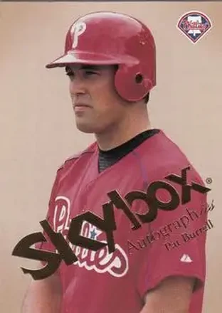 2004 SkyBox Autographics #10 - Pat Burrell - Philadelphia Phillies