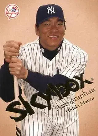2004 SkyBox Autographics #12 - Hideki Matsui - New York Yankees