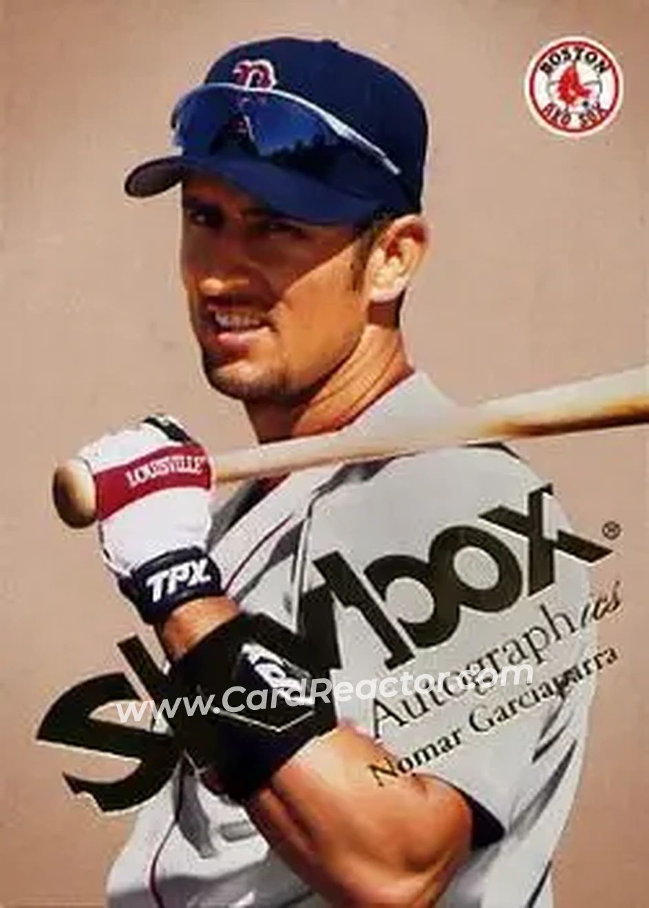 2004 SkyBox Autographics #16 - Nomar Garciaparra - Boston Red Sox - Front