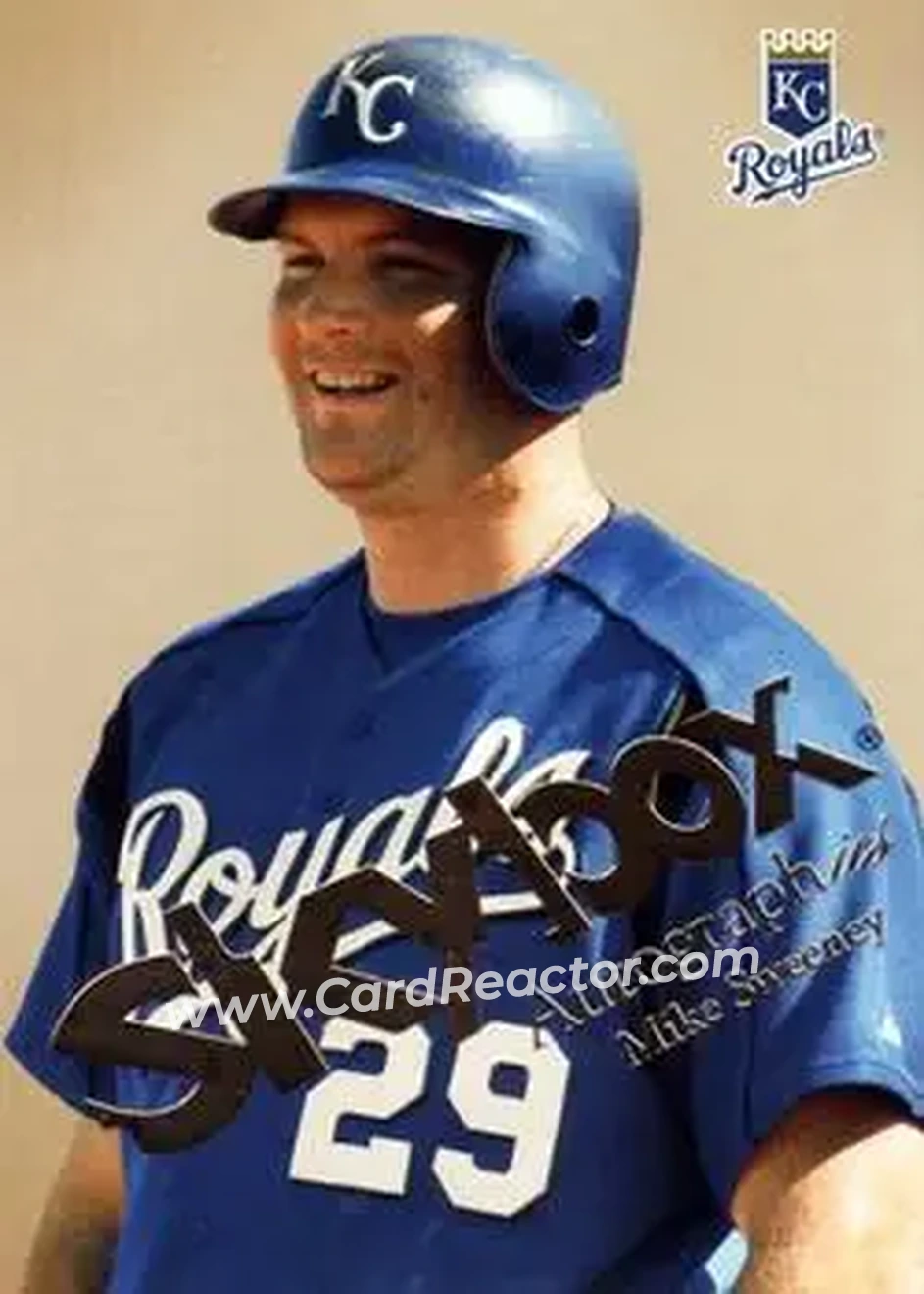 2004 SkyBox Autographics #22 - Mike Sweeney - Kansas City Royals - Front