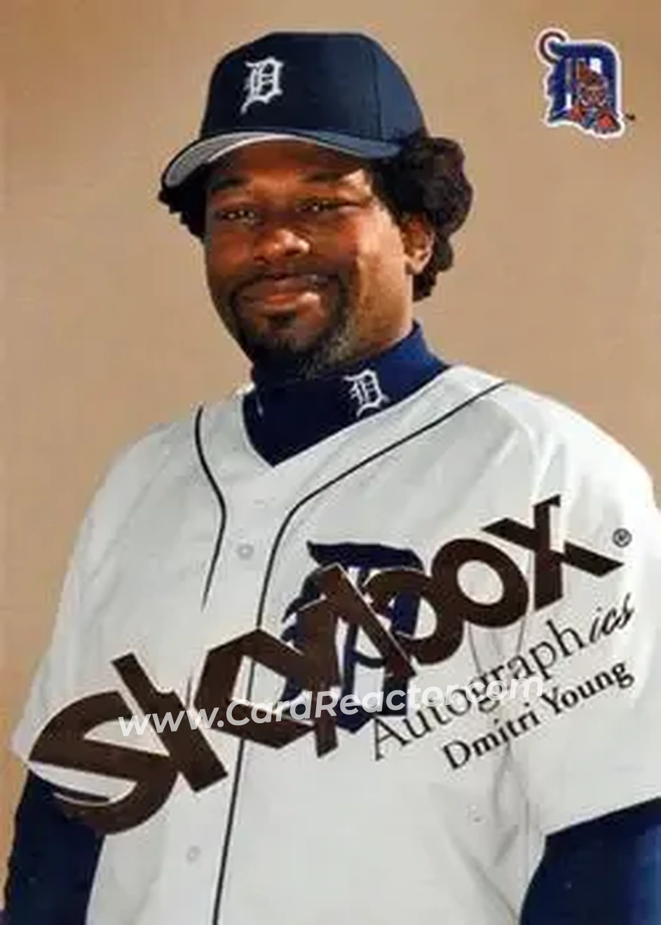 2004 SkyBox Autographics #23 - Dmitri Young - Detroit Tigers - Front