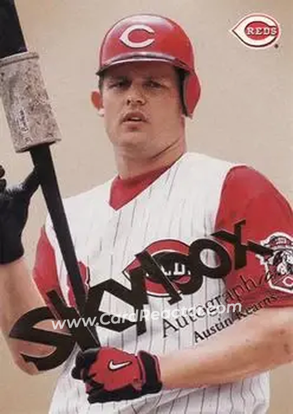 2004 SkyBox Autographics #25 - Austin Kearns - Cincinnati Reds - Front