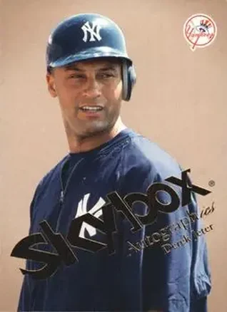 2004 SkyBox Autographics #27 - Derek Jeter - New York Yankees