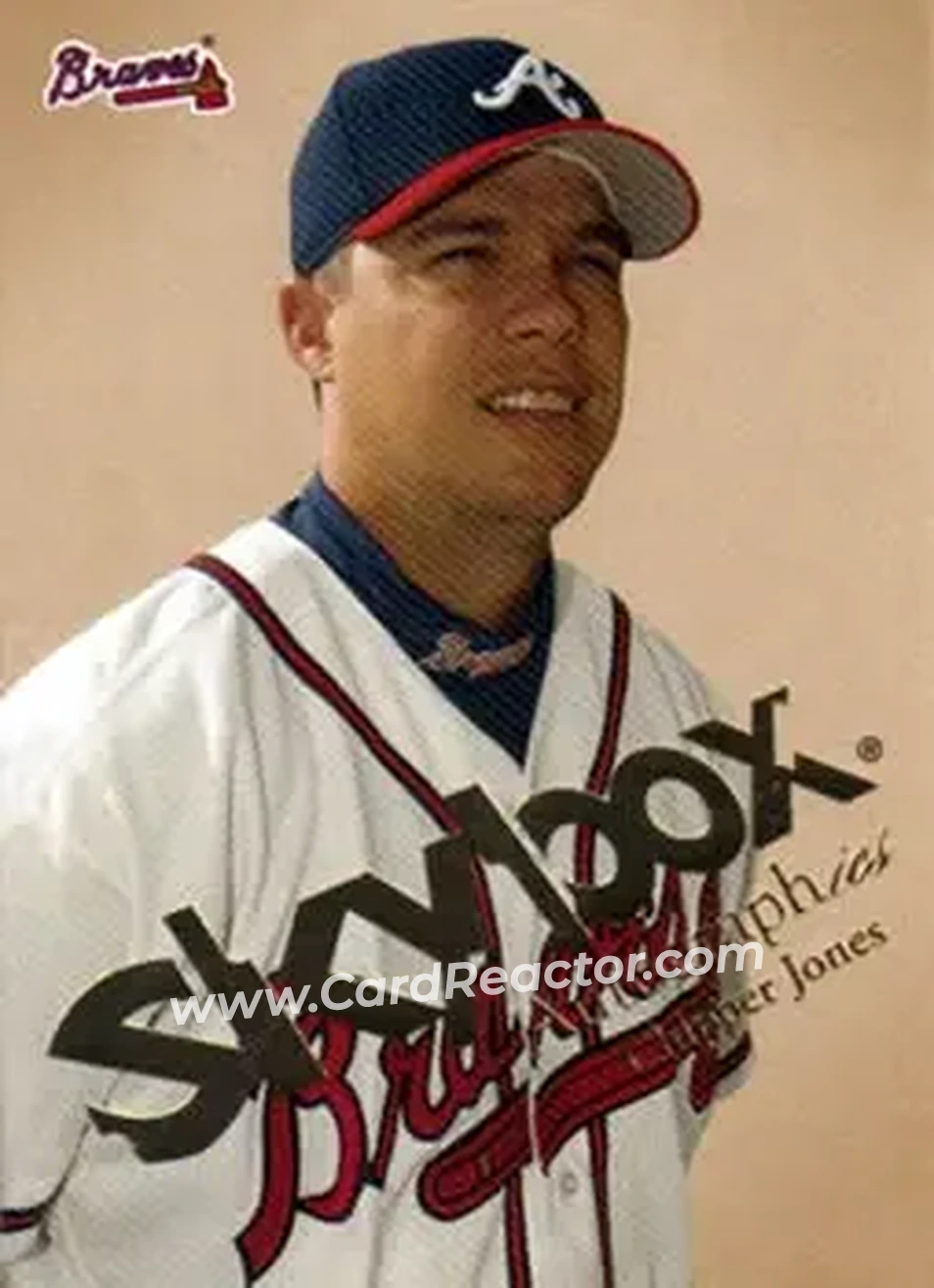 2004 SkyBox Autographics #31 - Chipper Jones - Atlanta Braves - Front