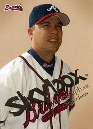 2004 SkyBox Autographics #31 - Chipper Jones - Atlanta Braves
