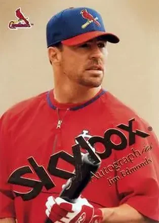 2004 SkyBox Autographics #35 - Jim Edmonds - St. Louis Cardinals